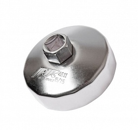 На сайте Трейдимпорт можно недорого купить Съемник масляного фильтра ( чашка 15-гранная ) 75мм. 